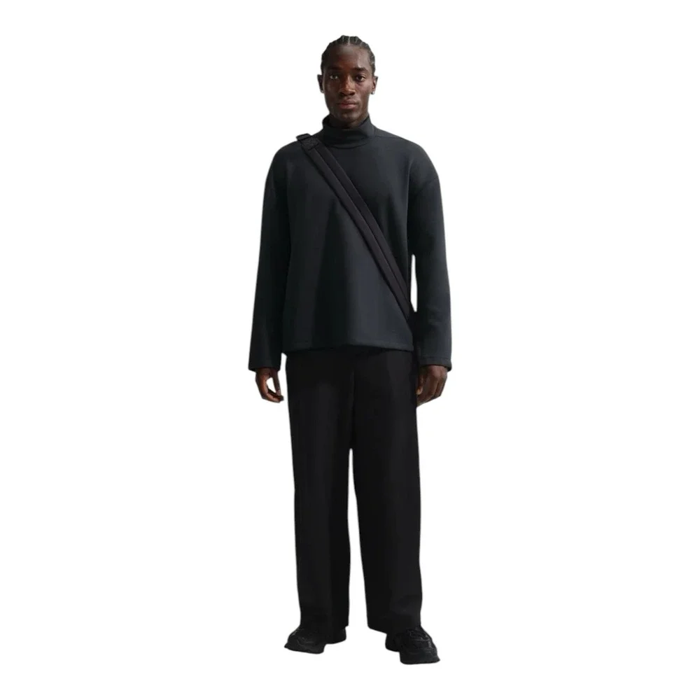 Nike 24.7 Impossibly Soft Fleece IF2119-010 Turtleneck Men's Medium NEW $115